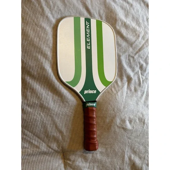 Prince Element pickleball paddle recreational series retro design green white - Picture 1 of 10